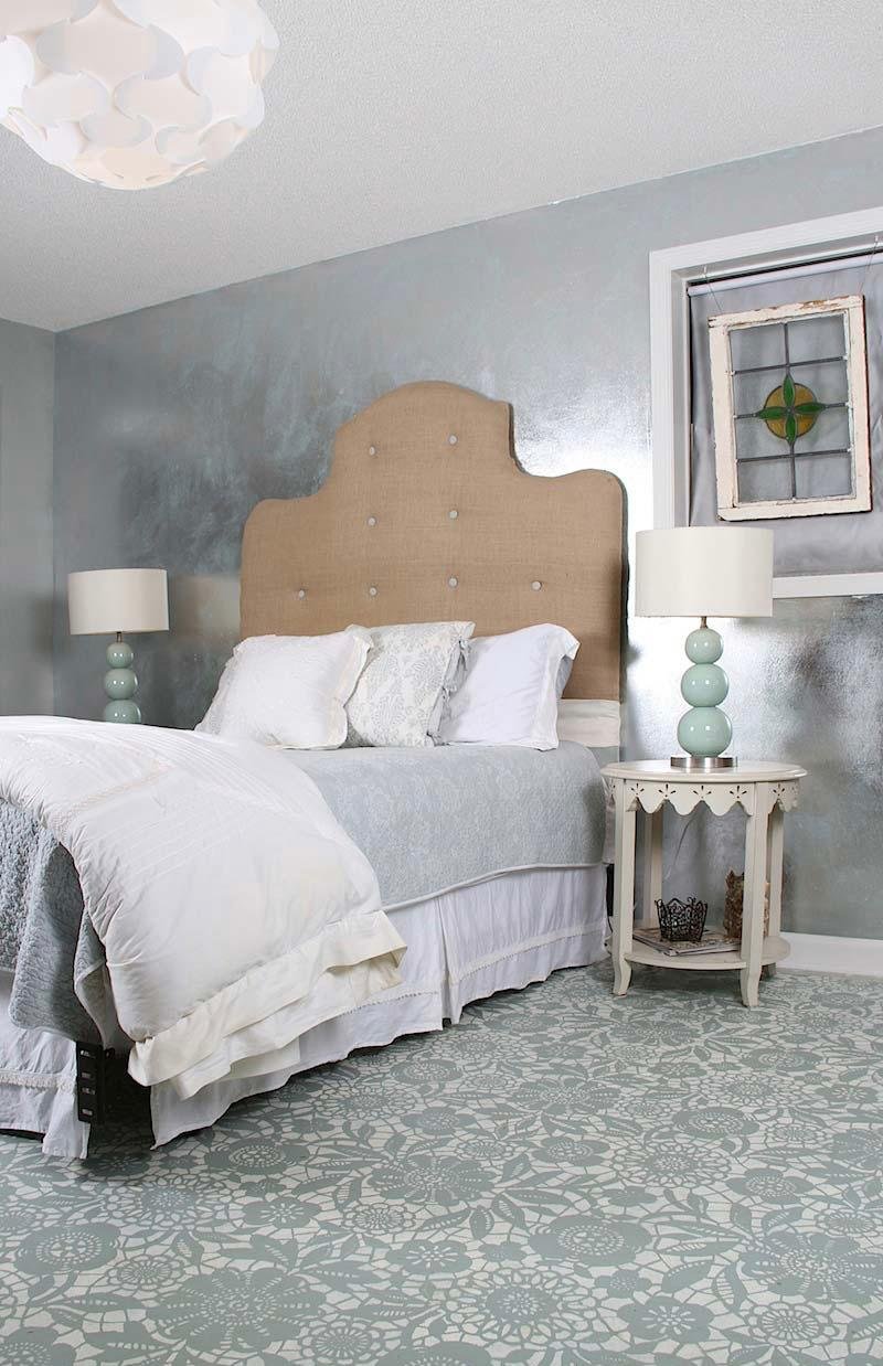 bed wall painting design